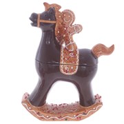 Конфетница "Пряничная лошадка", 700 мл, L25 W10 H33 см