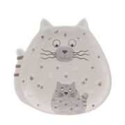 Тарелка "Кот", L25 W24 H3,5 см