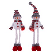 Игрушка набивная "Снеговик", L20 W7 H66 см, 2в.