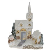 Фигурка декоративная "Домик" с подсветкой(АААх3, не вход.), L41 W20 H57 см