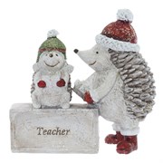 Фигурка декоративная "Ежики", L9,5 W4 H9 см