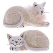 Фигурка декоративная "Кошка", L20 W10 H11 см, 2в.