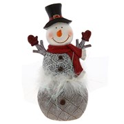 Фигурка декоративная "Снеговик", L14 W8,5 H20 см, 2в.