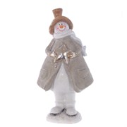 Фигурка декоративная "Снеговик", L12,5 W10 H24,5 см