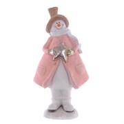 Фигурка декоративная "Снеговик", L12,5 W10 H24,5 см