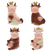 Фигурка декоративная "Коровка" L4 W5 H6 см, 4 в.