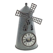 Часы настольные декоративные "Мельница", L21 W19 H36 см, (1хАА не прилаг.)