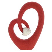 Фигурка декоративная "Сердце", L14 W3,5 H19 см