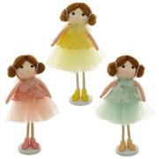 Фигурка декоративная "Девочка",  L8 W8 H17 см, 3в.