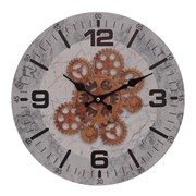 Часы настенные декоративные,  L33,5 W4 H33,5 см, (1xAA не прилаг.)