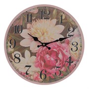 Часы настенные декоративные,  L33,5 W4 H33,5 см, (1xAA не прилаг.)