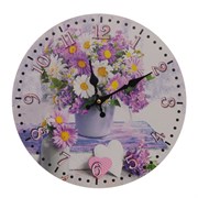 Часы настенные декоративные,  L34 W4 H34 см, (1xAA не прилаг.)