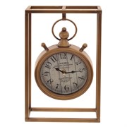 Часы настольные декоративные, L21 W8 H34 см, (1хАА не прилаг.)