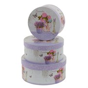 Коробка подарочная, набор из 3-х шт, L25,5 W25,5 H11,5 см