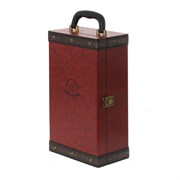Шкатулка для 2-х бутылок с набором сомелье, L20 W12 H36 см