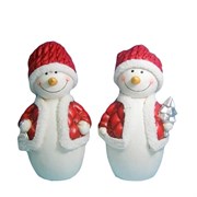 Фигурка декоративная  "Снеговик", Н20 см, 2в.