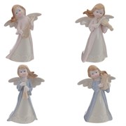 Фигурка декоративная "Ангел", L11 W7 H16 см, 4в.
