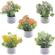 Цветочная композиция, L20 W20 H24 см, 5в.