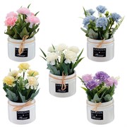 Цветочная композиция, L16 W16 H20 см, 5в.