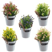 Цветочная композиция, L16 W16 H23 см, 5в.