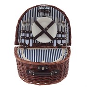 Корзина для пикника на 2 персоны с холодильным отделением, L40 W30 H20 см