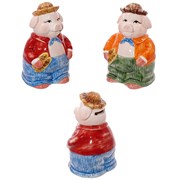 Копилка "Свинка", L11 W9,5 H17,5см, 2в