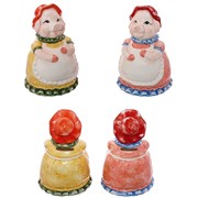 Копилка "Свинка", L10 W10 H15 см, 2в.