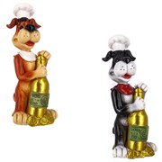 Фигурка декоративная "Собака", H13 см, 2в