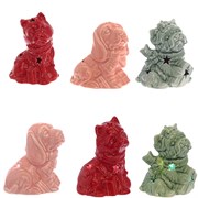 Фигурка декоративная "Собачка" с подсветкой, 7.5x7x9 см, 3в.