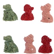 Фигурка декоративная "Собачка" с подсветкой, 6.5x5.7x8.8 см, 3в.