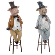 Фигурка декоративная "Свинка", L10 W9,5 H28,5см