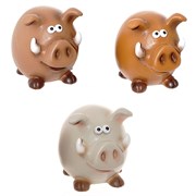 Фигурка декоративная "Свинка", L10,5 W7 H8см, 3в (б/инд.уп)