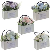 Цветочная композиция, L17 W14 H21 см, 5в.