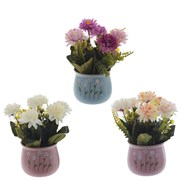Цветочная композиция, L15 W15 H20 см, 3в.