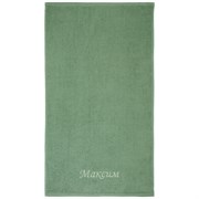 Полотенце махровое 50х90 см "Максим" , 100% хлопок , зелёный