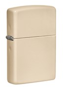 Зажигалка ZIPPO Classic с покрытием Flat Sand, латунь/сталь, бежевая, матовая, 38x13x57 мм