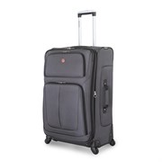 Чемодан SWISSGEAR SION, серый, полиэстер 750x750D добби, 46x27x74 см, 90 л