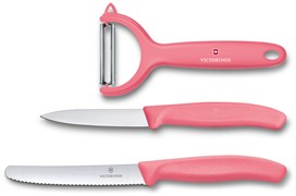 Набор из 3 ножей VICTORINOX Swiss Classic: нож для томатов, столовый нож 11 см, нож для овощей 8 см