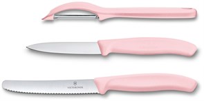 Набор из 3 ножей VICTORINOX Swiss Classic: нож для овощей, столовый нож 11 см, нож для овощей 8 см