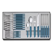 Набор из 24 столовых принадлежностей VICTORINOX Swiss Modern: 6 ножей для стейка, 6 вилок, 12 ложек