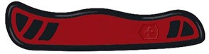 Передняя накладка для ножей VICTORINOX 111 мм, нейлоновая, красно-чёрная