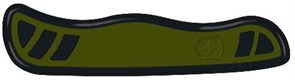 Передняя накладка для ножа VICTORINOX Swiss Soldier's Knife 08 111 мм, нейлоновая, зелёно-чёрная