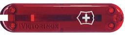 Передняя накладка для ножей VICTORINOX 58 мм, пластиковая, полупрозрачная красная