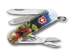 Нож-брелок VICTORINOX Classic "I Love Hiking", 58 мм, 7 функций