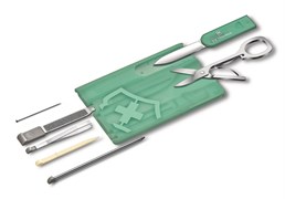 Швейцарская карточка VICTORINOX Classic Fresh Energy SE 2020, 10 функций, мятный цвет