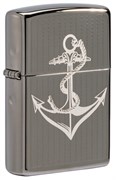 Зажигалка ZIPPO Лучшая цена 2022 с покрытием Black Ice®, латунь/сталь, чёрная, 38x13x57 мм