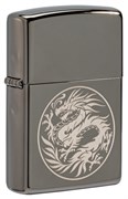 Зажигалка ZIPPO Лучшая цена 2022 с покрытием Black Ice®, латунь/сталь, чёрная, 38x13x57 мм