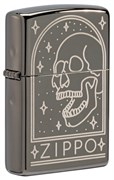 Зажигалка ZIPPO Лучшая цена 2022 с покрытием Black Ice®, латунь/сталь, чёрная, 38x13x57 мм