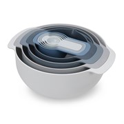 Набор мисок nest plus, синий, 9 шт.