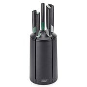 Набор ножей в подставке elevate carousel, зеленый, 5 шт.